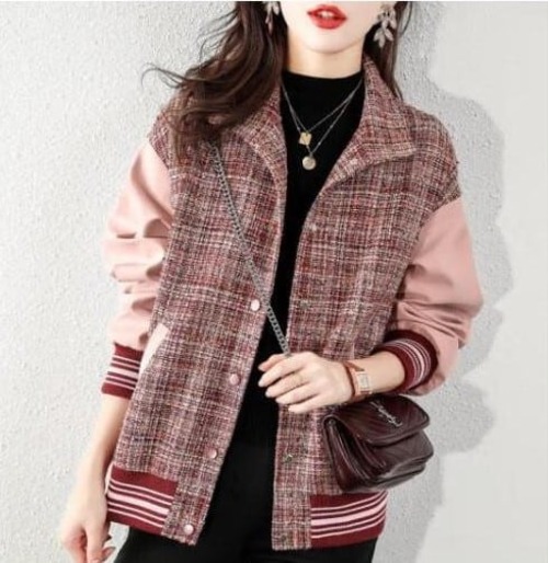 レディース アウター トップス ショートコート ジャンバー 新作 春秋 ファッション 薄手 フレグランス スーツ ジャケット 絵柄 M〜XL