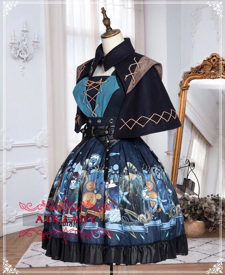 ATK.LADY】M26 Emerald Doll【翡翠人偶】レースアップ 洋風 ドレス