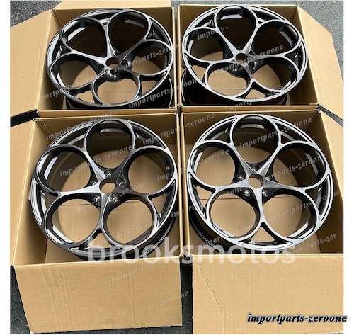 アルファロメオ ジュリア QV 20インチ グロスドラック ガンメタル ホイール 20x9 20x10 -