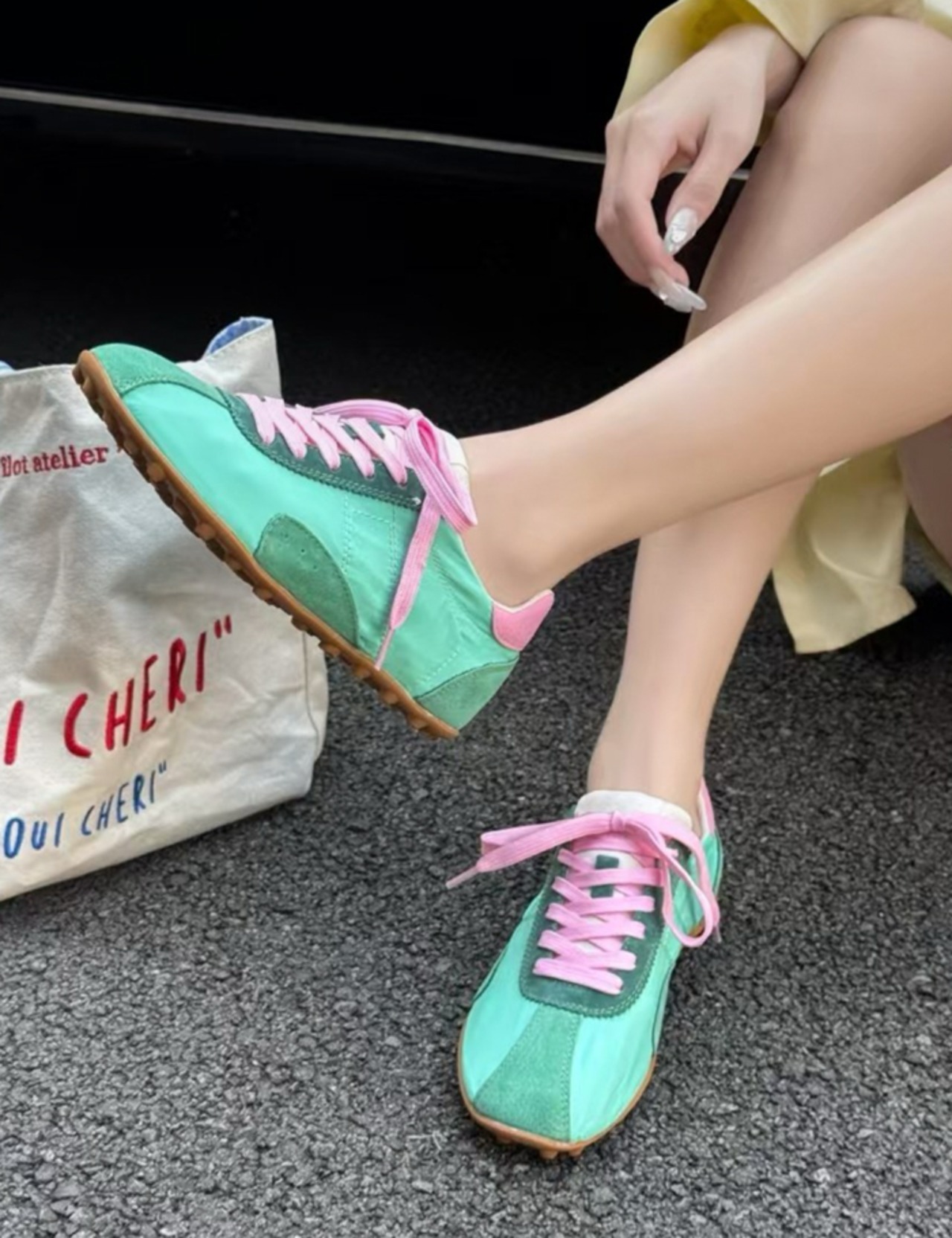 【25aw】2cmシークレットヒール・Colorful Sneakers_3colors