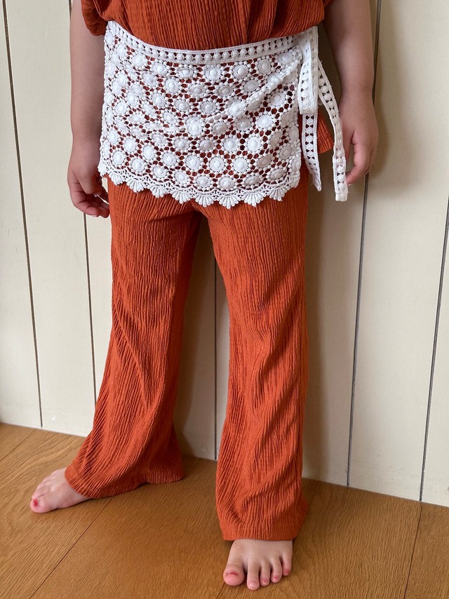 [予約][送料無料]《pepper》Pleats Bootcut Pants(kids)23