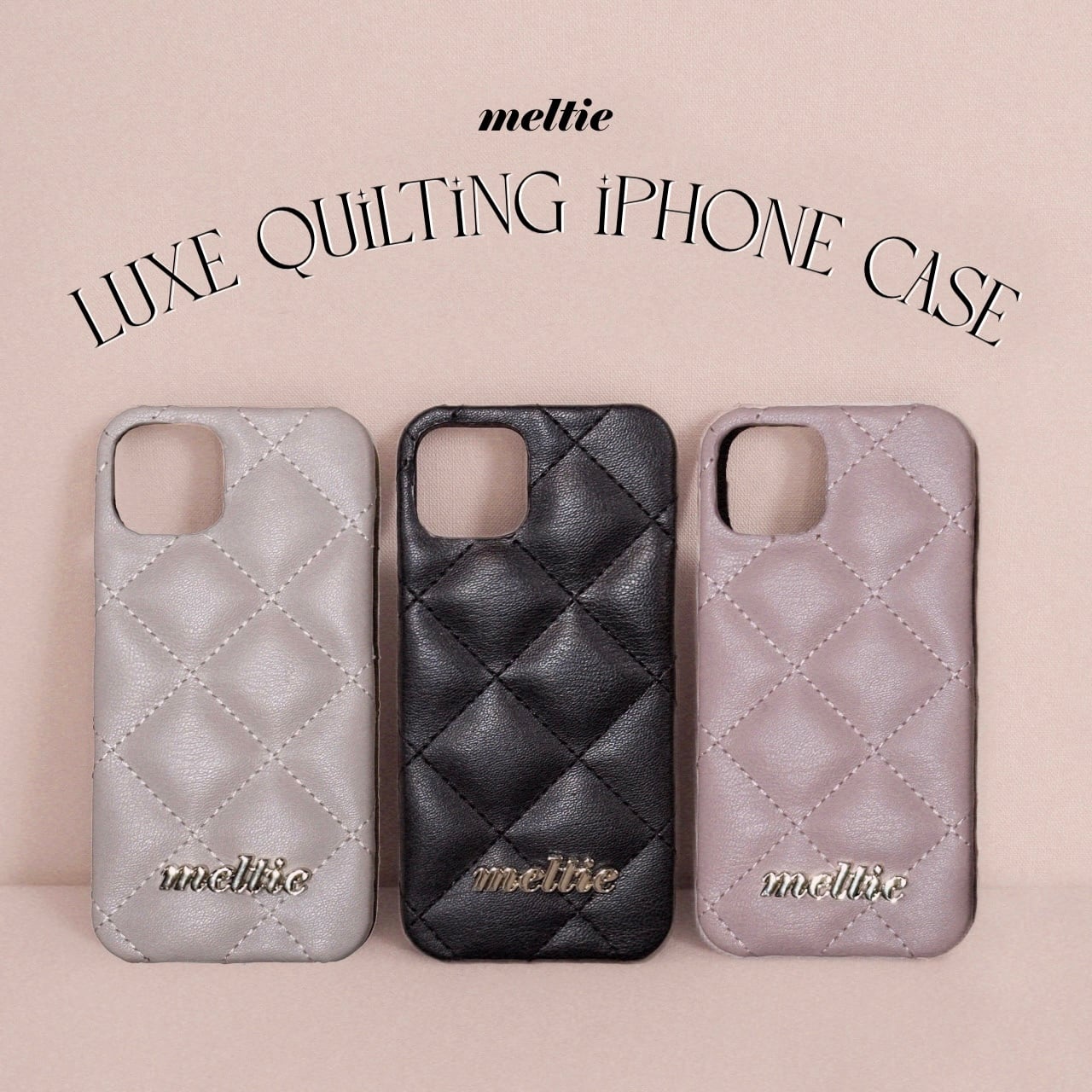 luxe quilting iPhone case