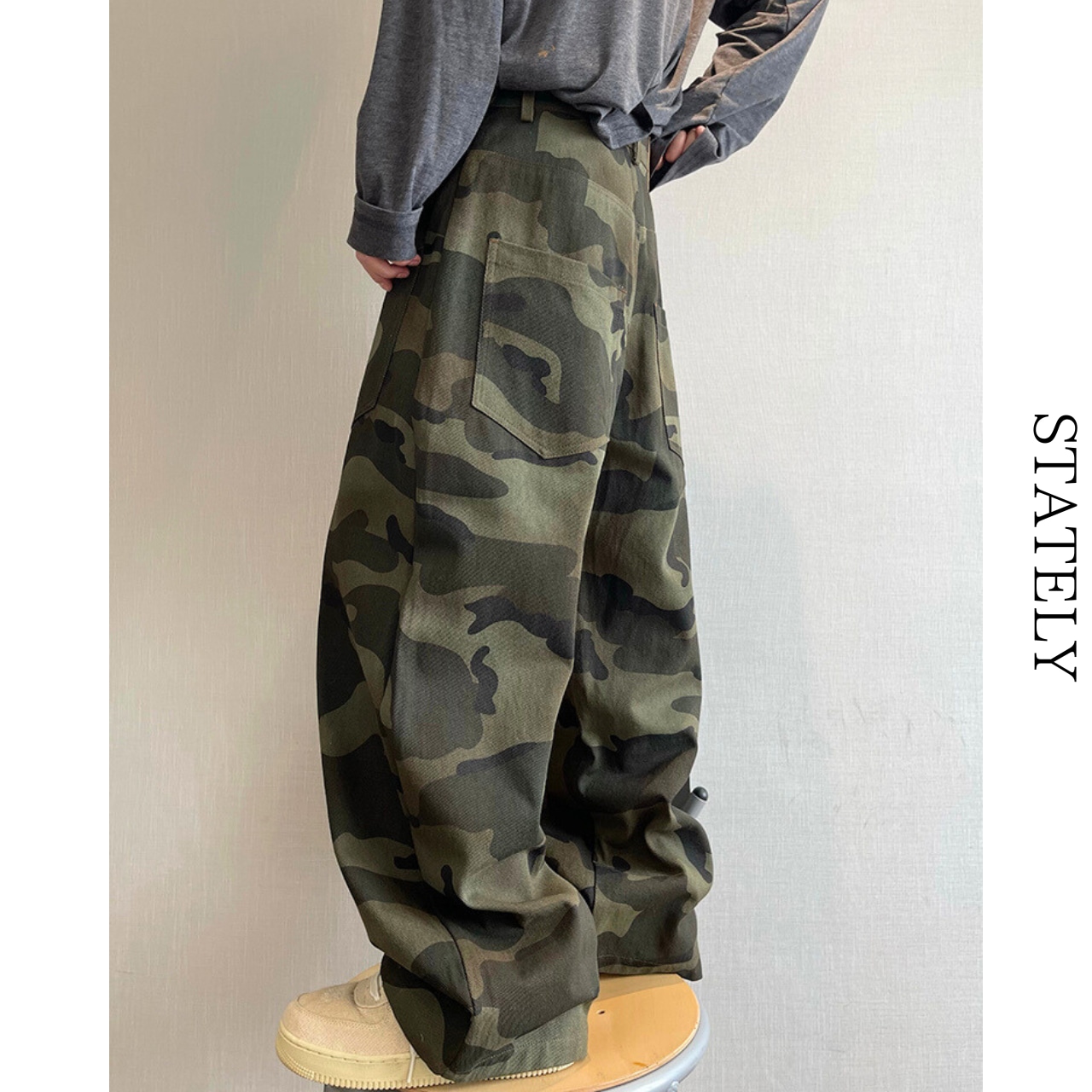 Camo Wide Work Pants_B84・画像10