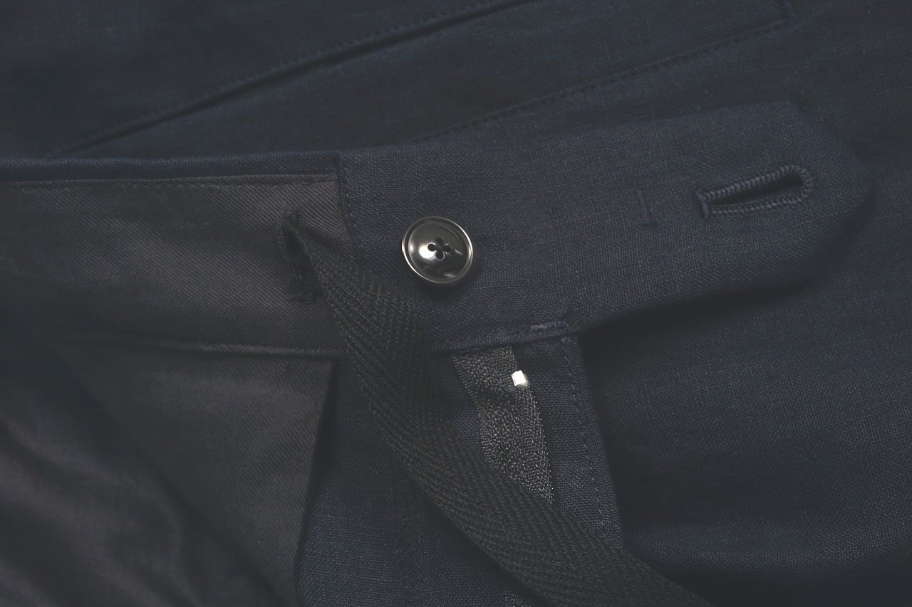 Belgium Linen High-Density Wide Pants