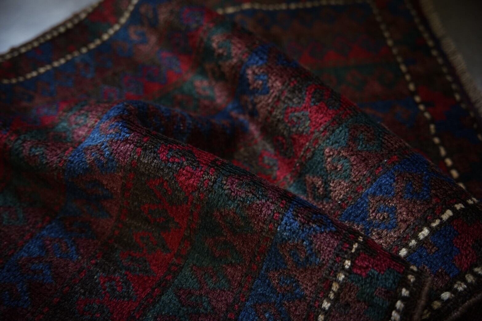 121 -vintage baluch rug