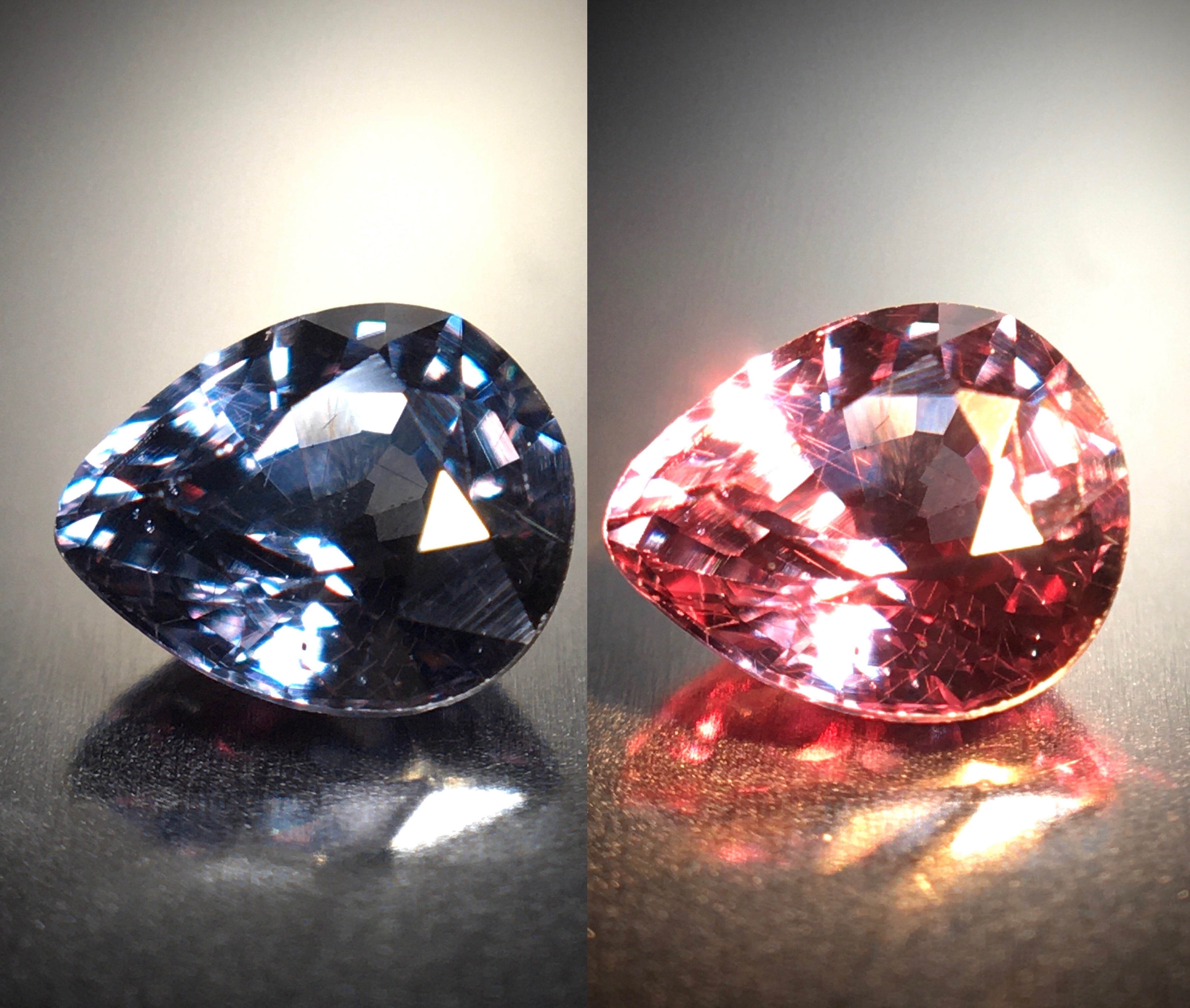 唯一無二の”ベキリーブルー” 0.51ct 天然 カラーチェンジ ガーネット