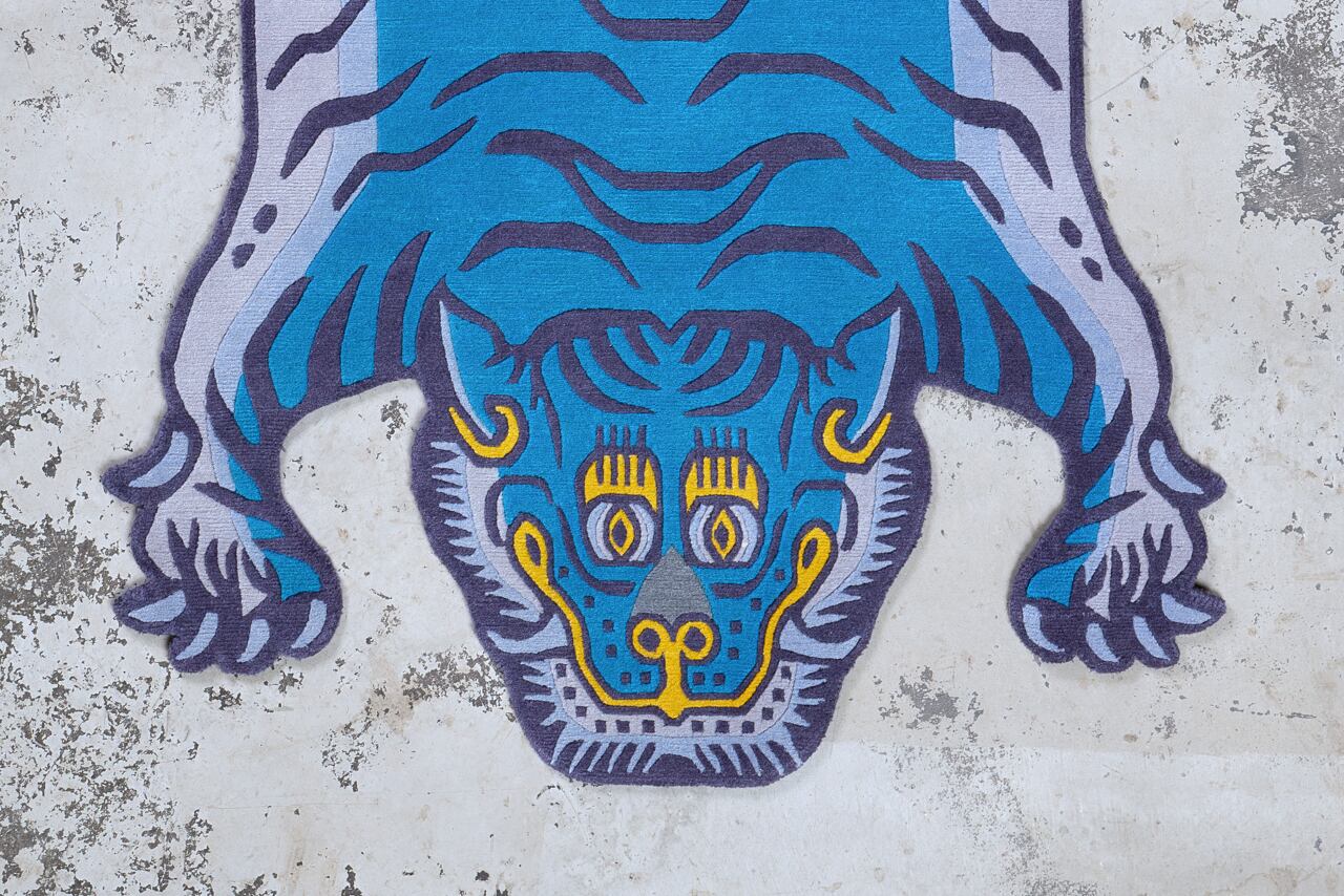 Tibetan Tiger Rug 《Lサイズ•ウール・オリジナル3・ミスティック
