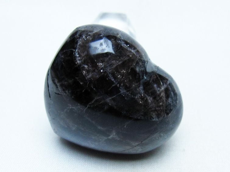 モリオン 置物 ハート 黒水晶 一点物 145-1917 | 天然石