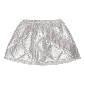 【23AW】CHRITINA rohde(クリスティーナローデ) silver quilting skirt (4y/6y/8y/10y/16y) スカート