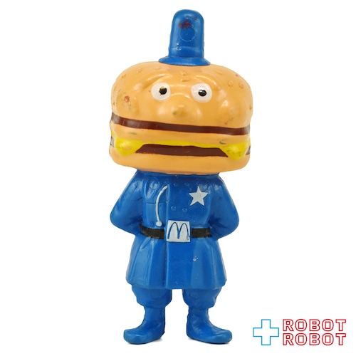 カナダのマクドナルド ビッグマックポリス メイドインカナダ ゴマ付 PVCフィギュア ハッピーミールトイ 1985