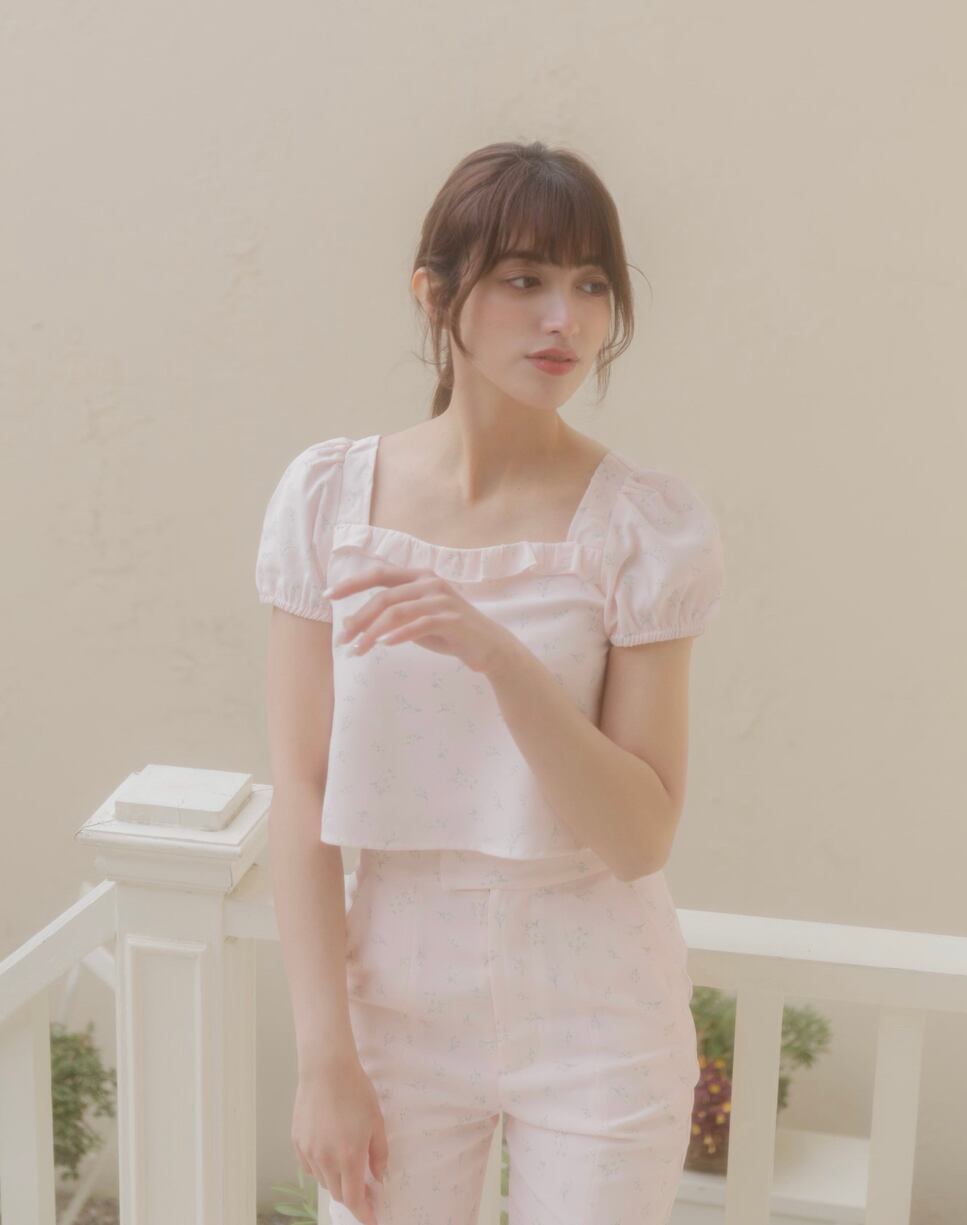 【LAST3】original meltie fleur tops-IVORY