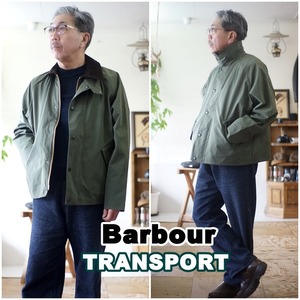 Barbour 　バブアー 　TRANSPORT 　トランスポート　 ピーチスキン 　コットン ショートレングスブルゾン　261MCA0931
