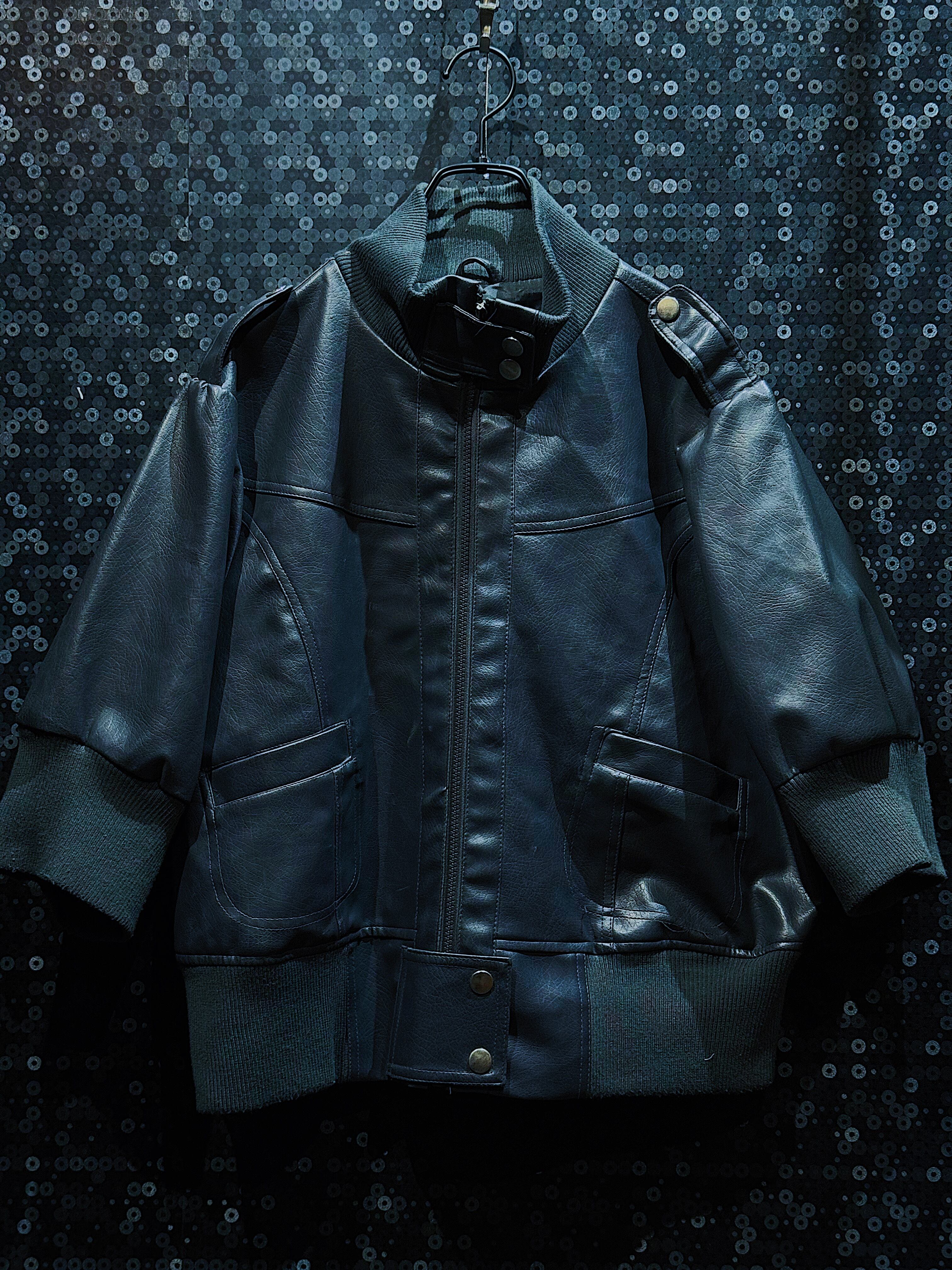 【ÆIEM】"CAREN SPORT"vintage balloon sleeve short height military blouson jacket