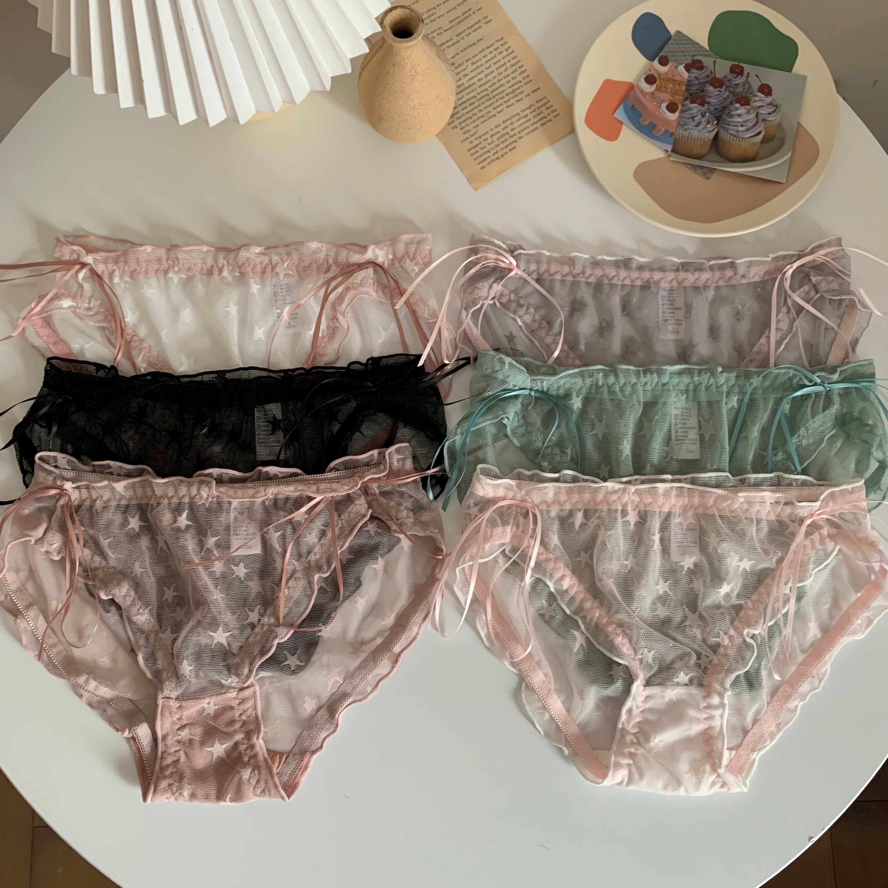 サマーレースメッシュパンツ レディースリボン 大人ガーリー スウィート キュート カジュアル 夏物 YY-ファッション83644093023