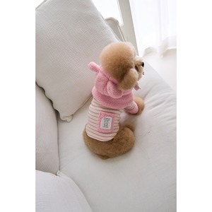 即納 【mabellefifi】ポグルフードケープ pink