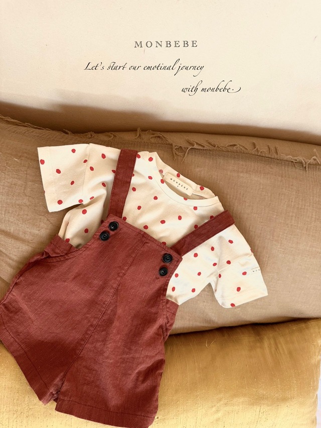 ［即納］monbebe harry suspender pants