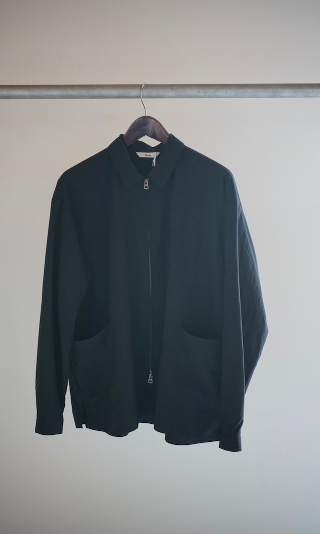 amne アンヌ【 Nylon Zip Park Shirts 】