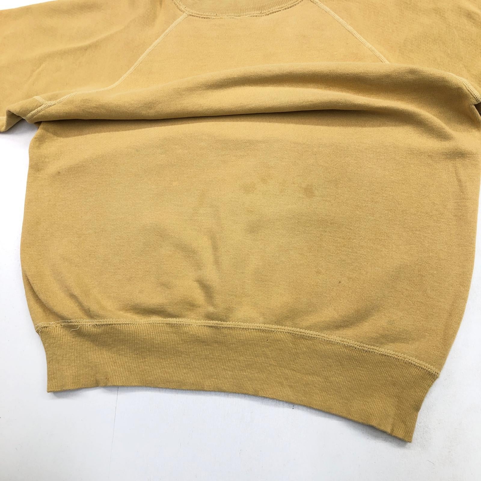 UNKNOWN 60- 70年代 半袖 スウェット カットオフ ラグランスウェット