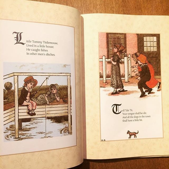 ケイト・グリーナウェイのマザーグース絵本「Nursery Rhymes／Kate