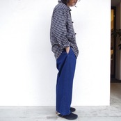kelen   CHINA BUTTON CHECK SHIRT "BRETON"