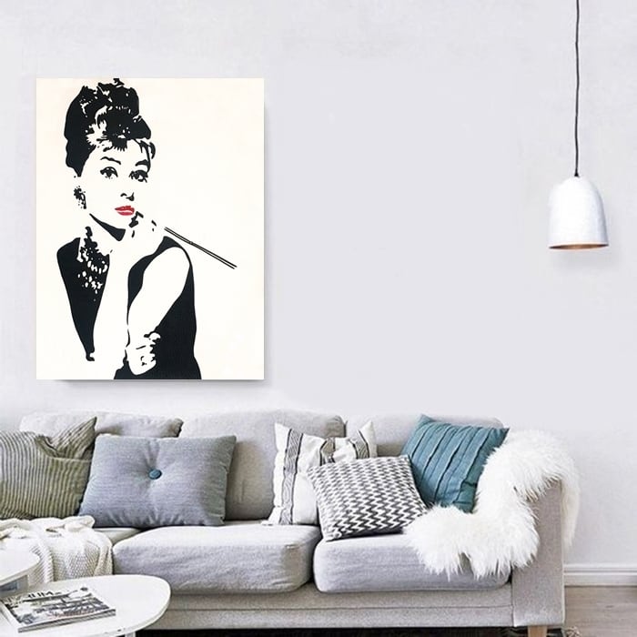 スーパースター ドットアート (オードリー・ヘプバーン/Audrey Hepburn