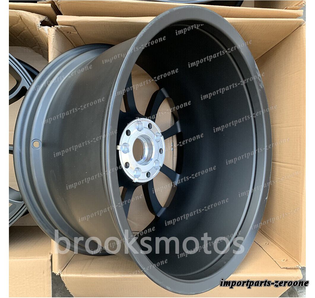 20インチ マットブラック GT4 ホイール 2016+ ポルシェ 718 ケイマン