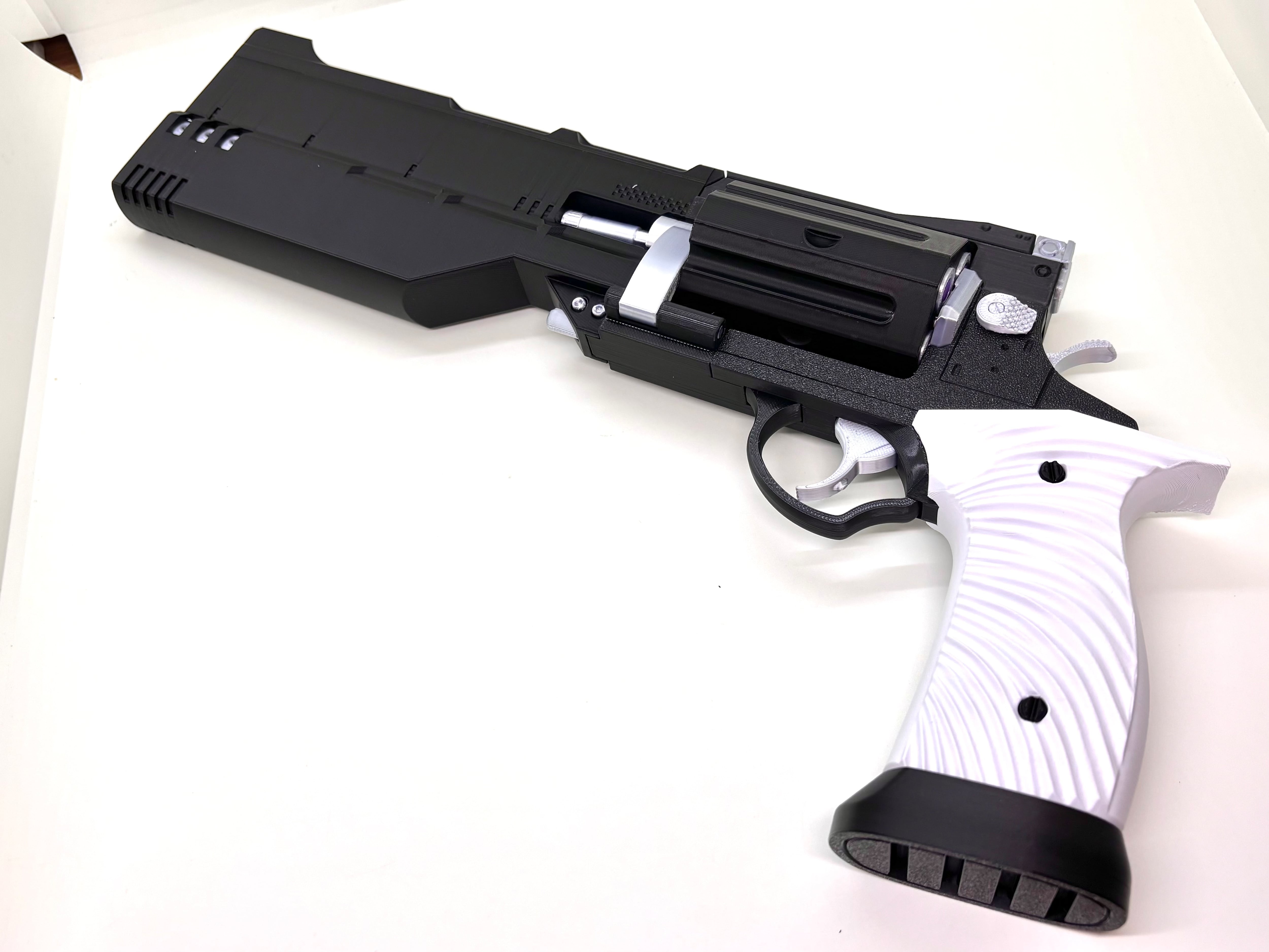 RE9 リボルバー 全強化 可動モデル(発射能力なし） 可動モデル）RE9 リボルバー 強化版(金属なし、発射機能なし） | 3D