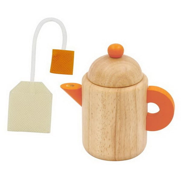 エドインター 木のままごと ポット ティーバッグ付き ふたあり 3歳〜 ままごと遊び