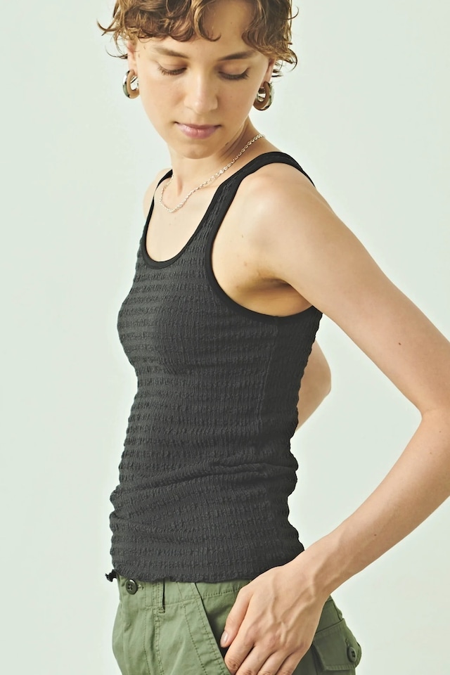 【KHA:KI カーキ】WAVY JERSEY 2WAY TANK TOP ウェイビージャージー2ウェイタンクトップ MIL24HCS3388 (3COLORS)