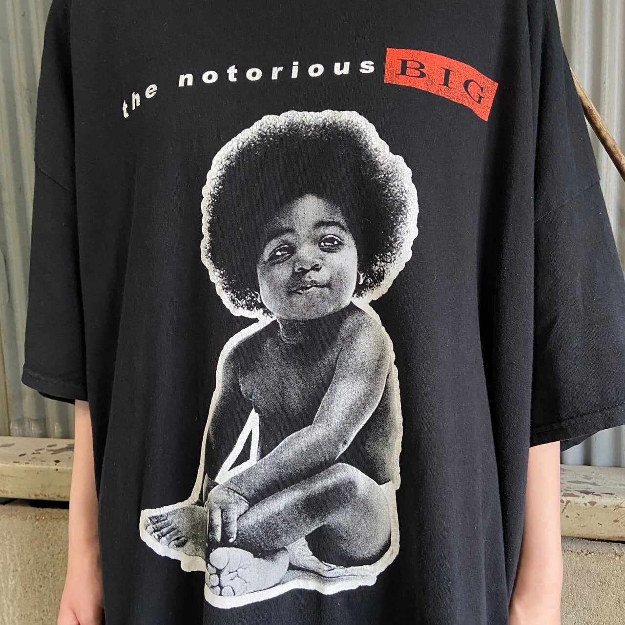 90年代 THE NOTORIUS B.I.G. ノートリアスビッグ 2PAC トゥーパック 追悼 両面プリント ラップTシャツ ラップT メンズXL ヴィンテージ /eva001330