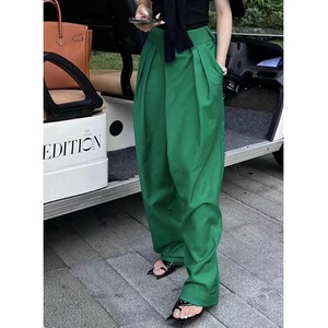 Highwaist tuck color pants＊S-883