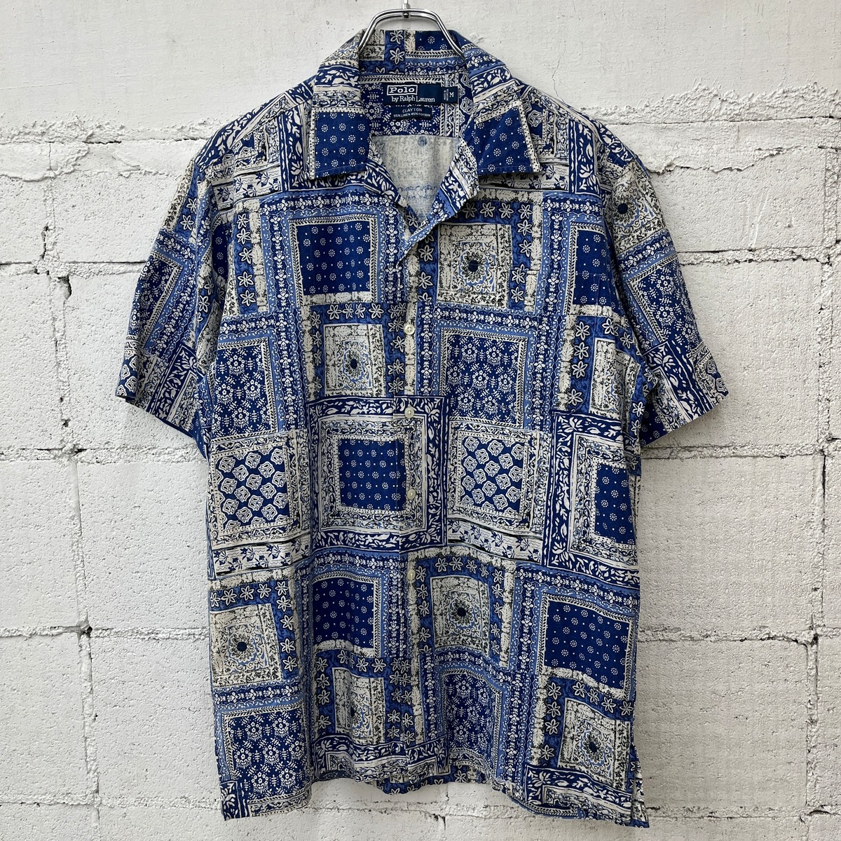 90s Polo Ralph Lauren CLAYTON S/S Shirt 90年代 ラルフローレン 半袖  