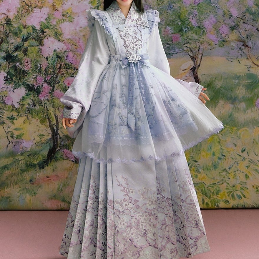 和ロリ｜杏花刺繍の着物風セットアップ 和洋折衷ロリータ | ロリータ