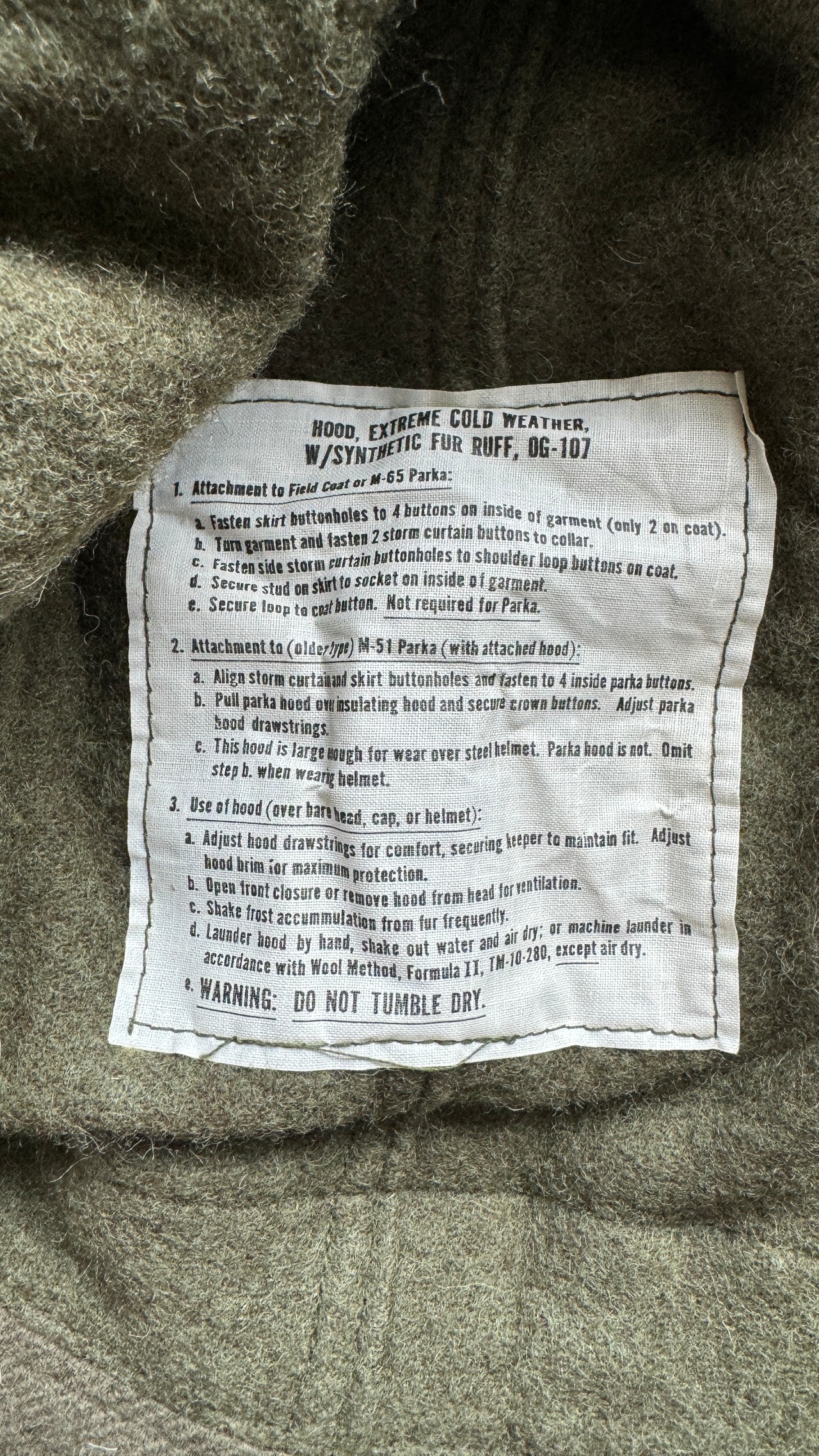 M65 エクストリームコールドウェザーパーカー フルセット 画像14