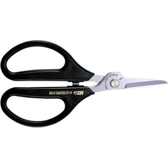 アルスコーポレーション アルスヌーボーダブル黒 3100 Bk 生花ハサミ 花はさみ 花素材 Hanasozai