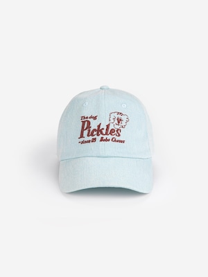 【26SS】bobochoses(ボボショーズ)Pikles The Dog denim cap(52cm/54cm)帽子 キャップ デニム 犬