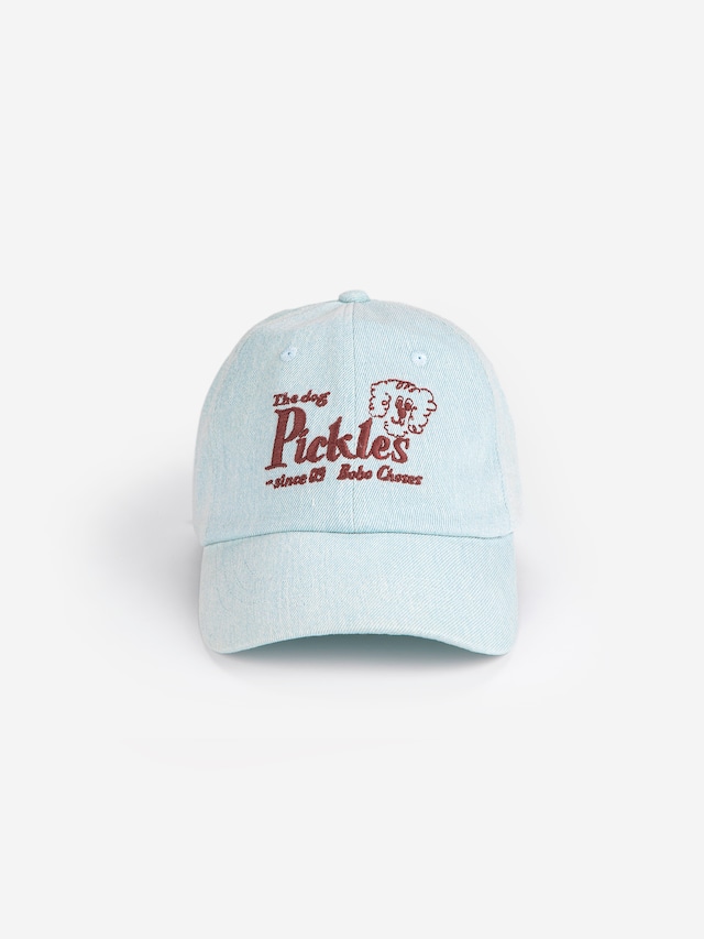 【26SS】bobochoses(ボボショーズ)Pikles The Dog denim cap(52cm/54cm)帽子 キャップ デニム 犬 【26SS】bobochoses(ボボショーズ)Pikles The Dog denim cap(52cm/54cm)帽子 キャップ デニム 犬