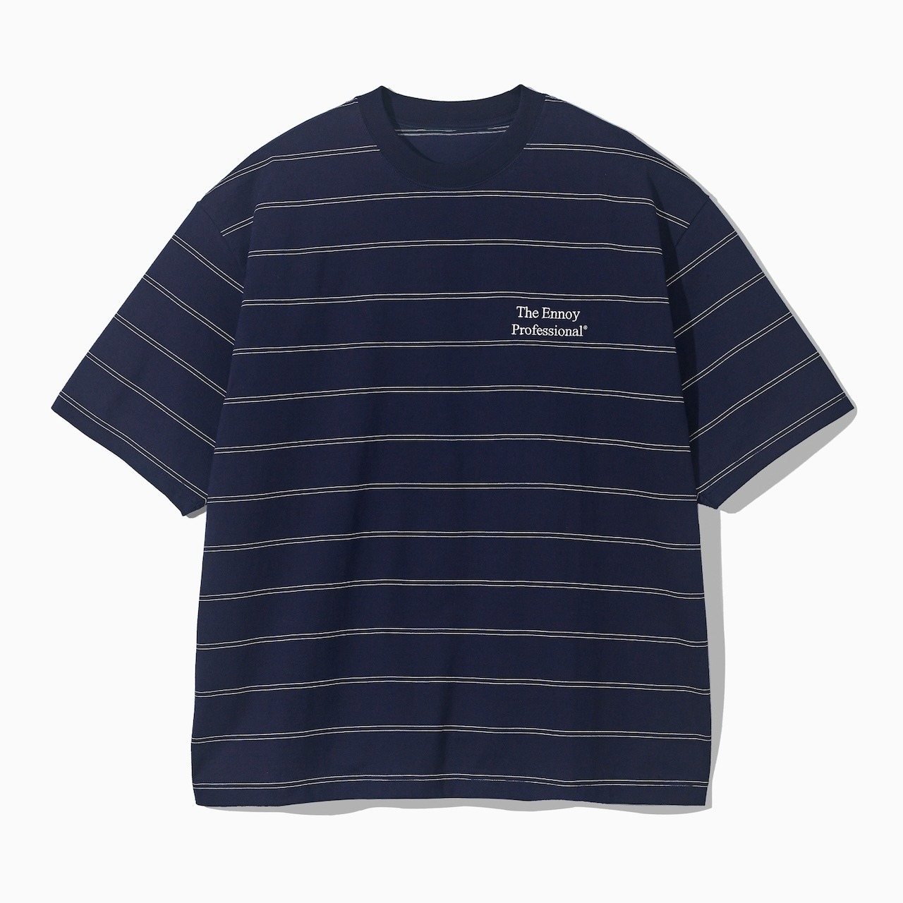 PANEL BORDER S/S T-SHIRT (NAVY) | ENNOY 