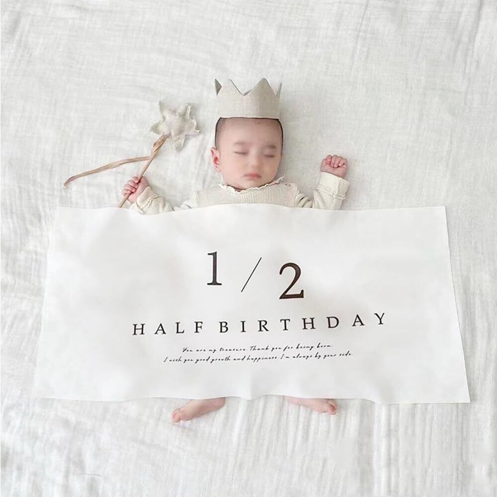 数量限定】ハーフバースデー タペストリー half birthday 1/2