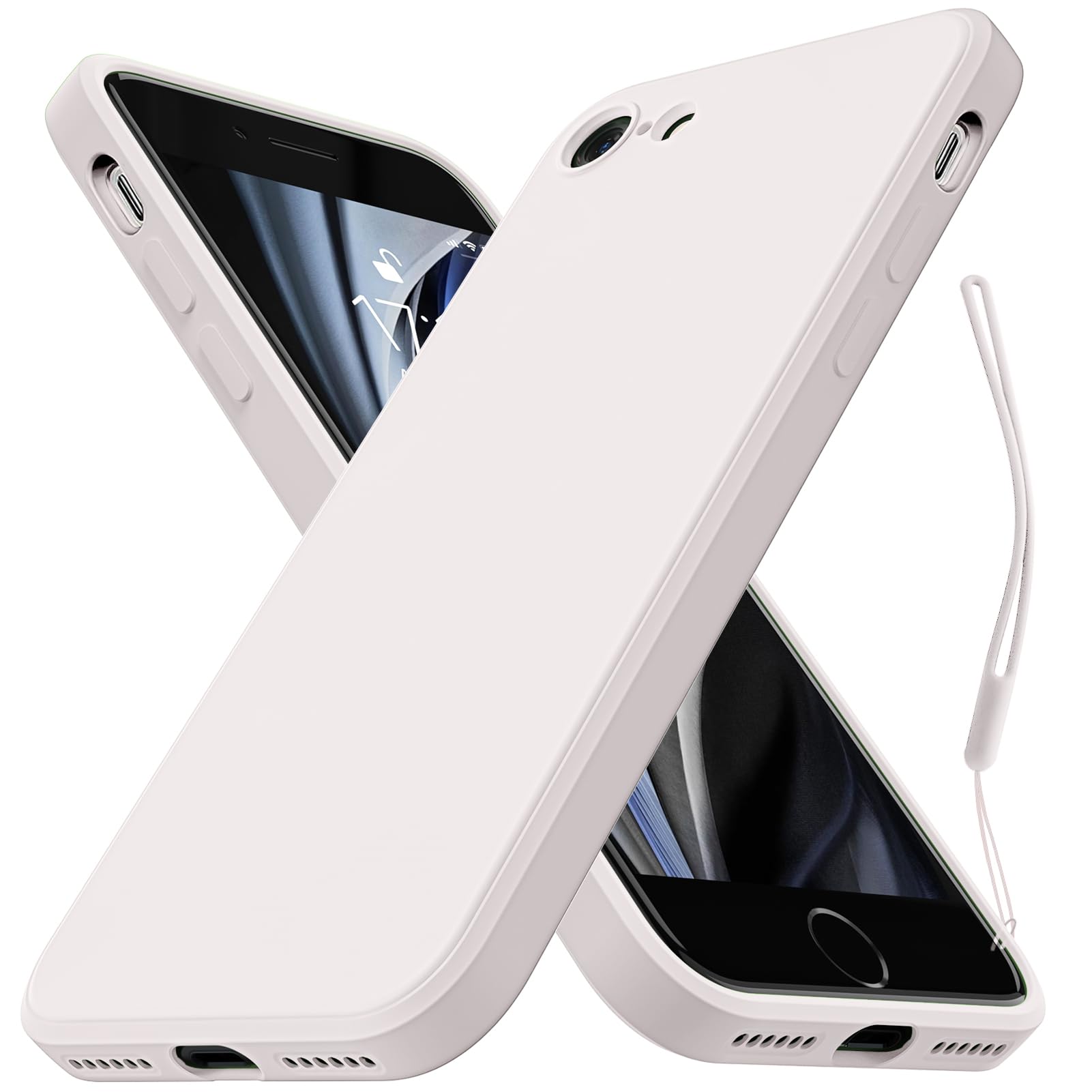 HAYNJWSLB 対応 iPhone SE3/SE2/8 //7 用の ケース シリコン 薄型 軽量