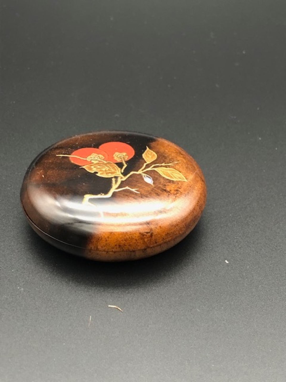 茶道具 御神輿香合 秋峰作 漆器