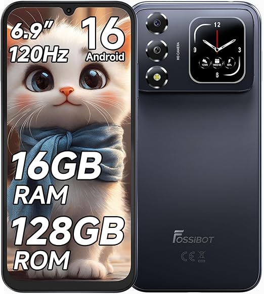 スマートフォン本体 toby FOSSiBOT S7 SIMフリー スマホ 本体 16GB RAM+128GB ROM 最大1TB拡張