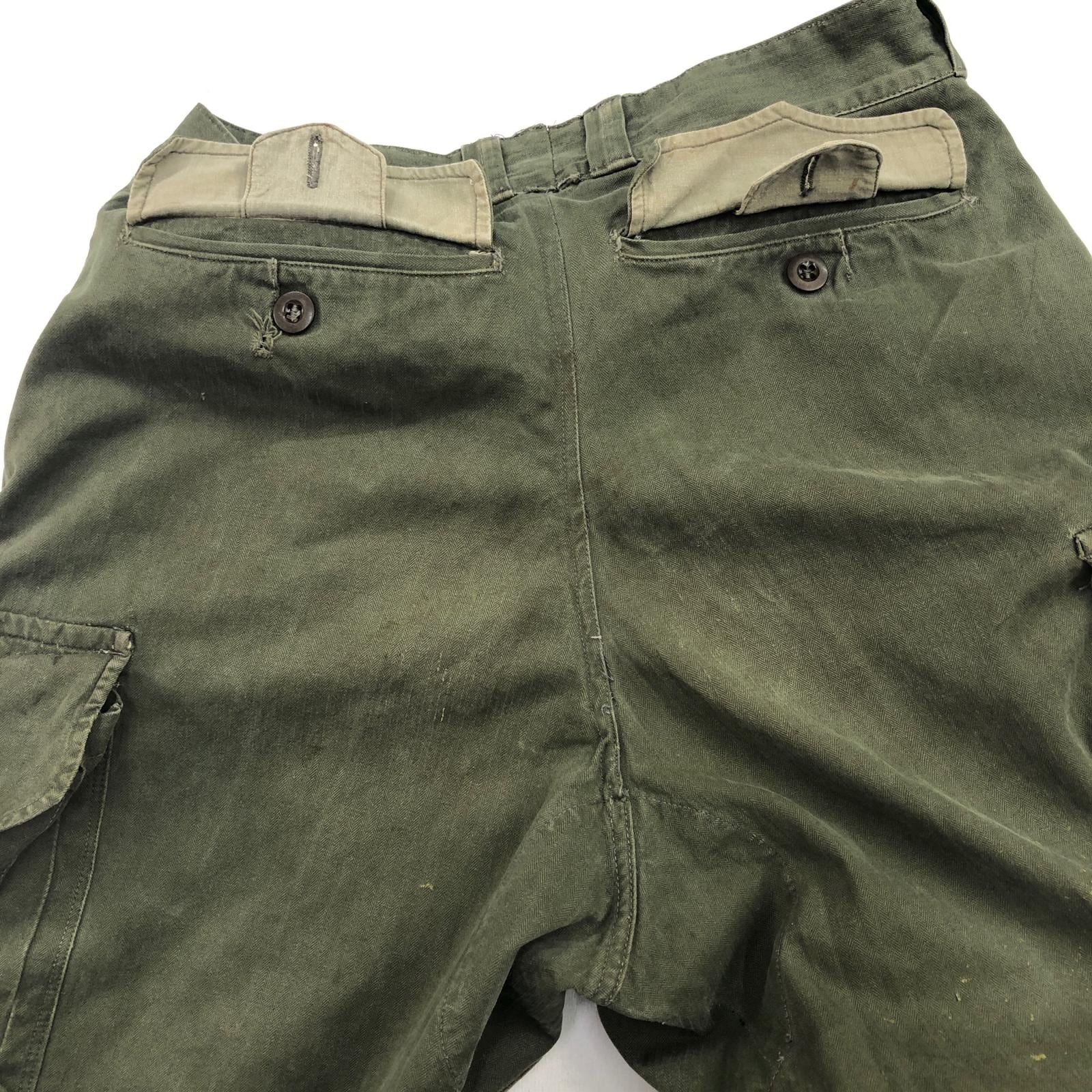 FRENCH ARMY フランス軍 60年代 M-47 カーゴパンツ 後期型 むきだし 1