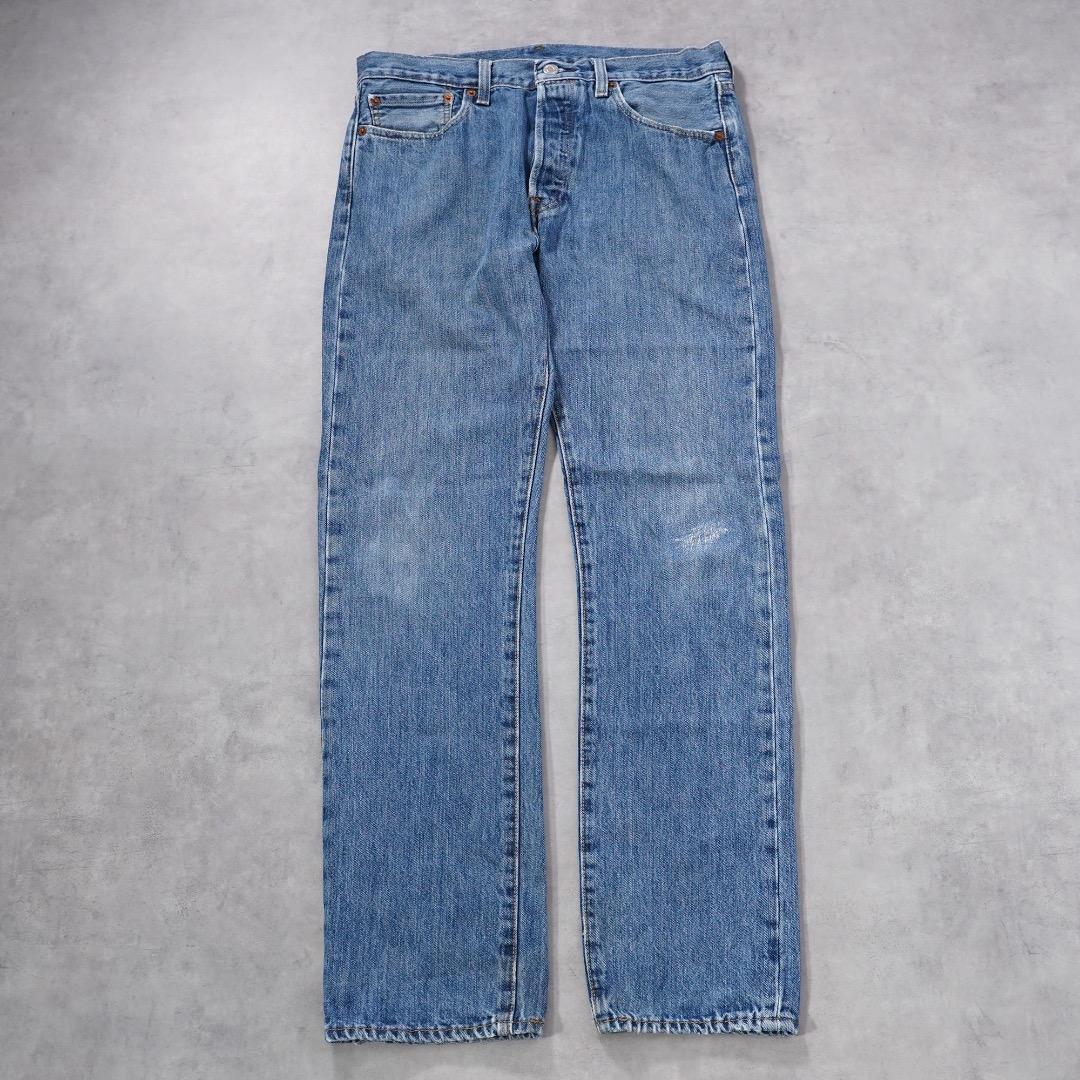 Levis リーバイス デニムシャツ 古着 無地 Wポケット L 黒 17249 | fuufu