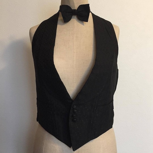 Antique Black Waistcoat