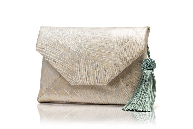 すきや袋/名古屋帯古代錦/波に雲取/白/OSK-NKOD-M65-C11-50