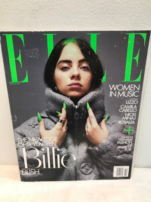 ELLE No.410 Billie eilish 表紙