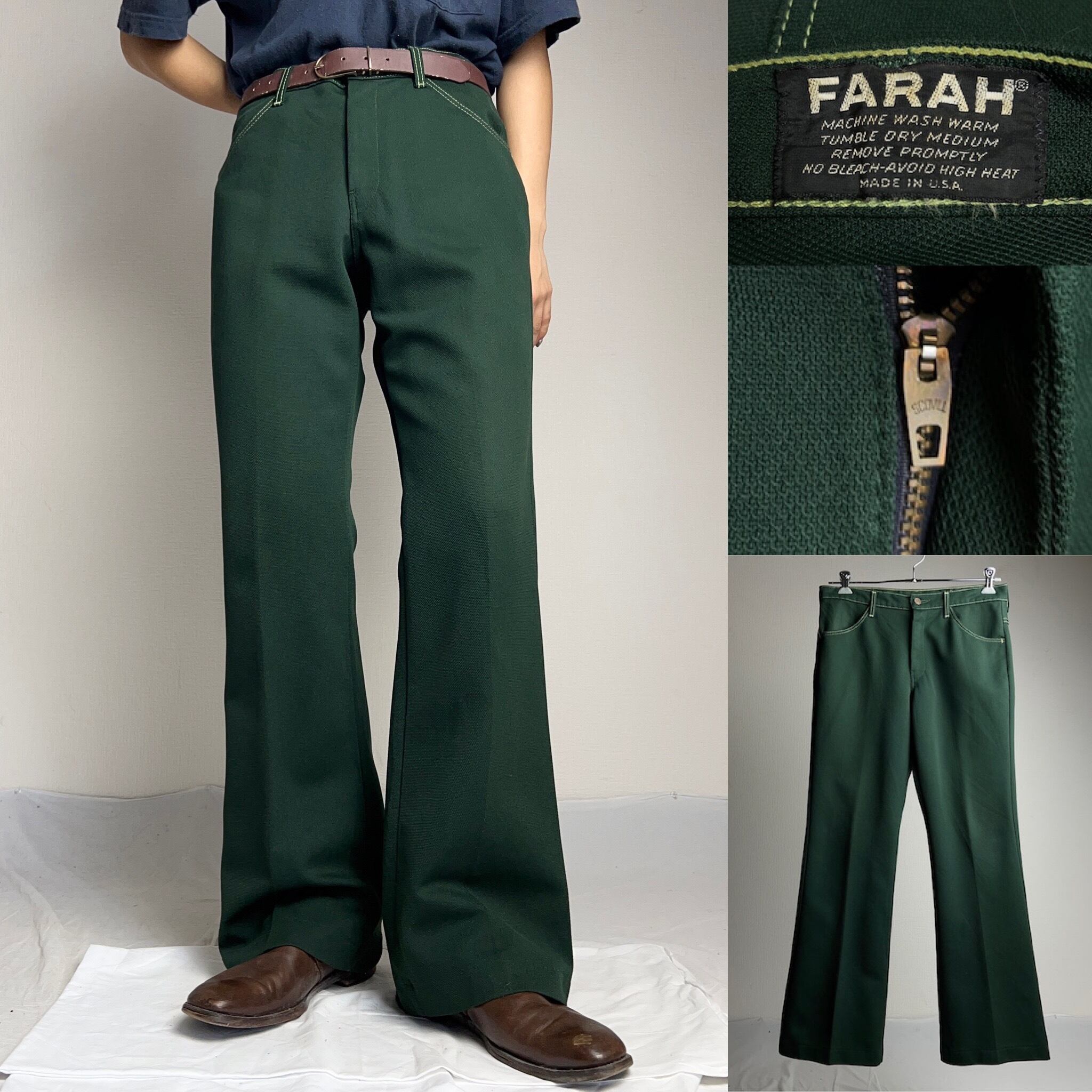 70's~80's FARAH FLARE SLACKS W34【0606A31】 | 【公式】Thrift Tokyo ...