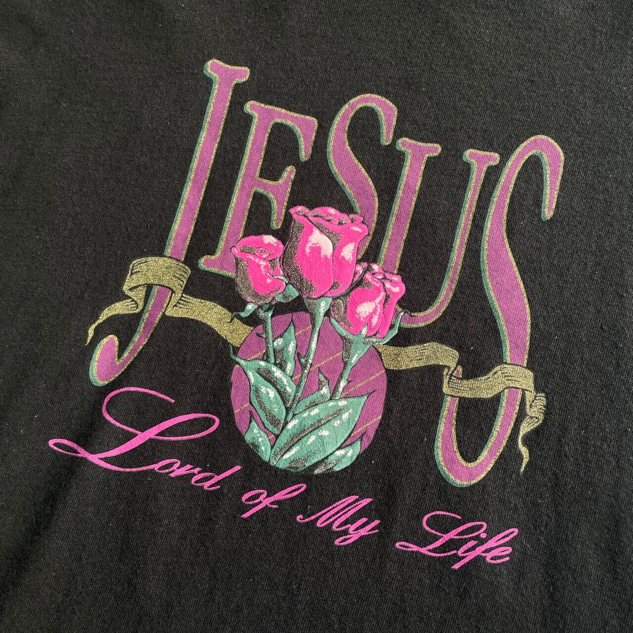 90年代 USA製 JESUS LORD OF MY LIFE キリスト教 チューリップ 