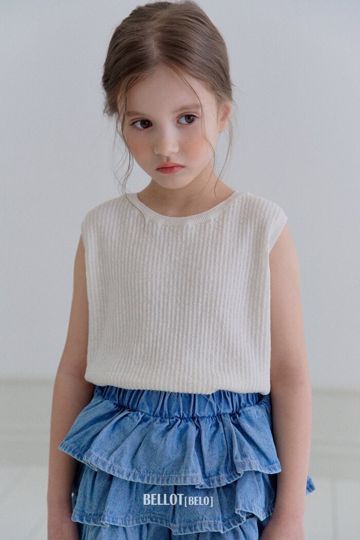 【予約商品】sage sleeveless top